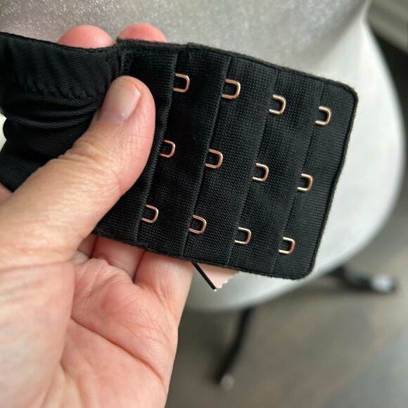 VICTORIA'S SECRET Dream Angels Unlined Plunge Lace Black Bra SZ 38DDD - Picture 7 of 10